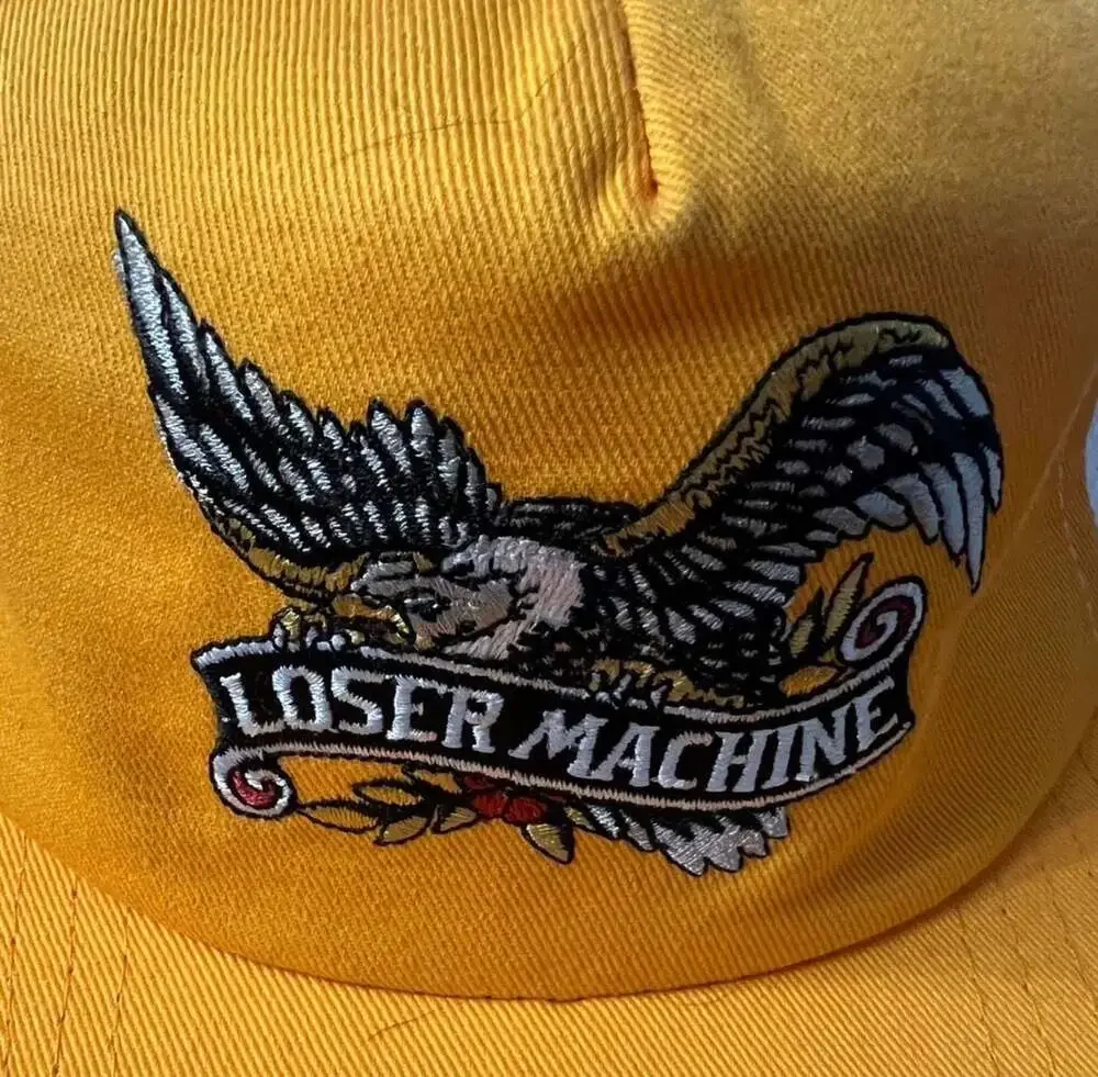 Loser Machine Company Glory Trucker Snapback Hat - Yellow/White